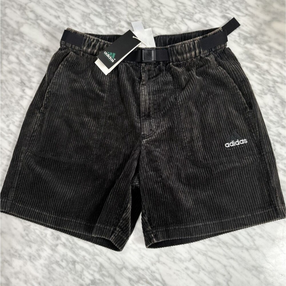 Adidas EQT SS25 CORDUROY Sports Shorts Brown Men's size Medium JV7659 NEW